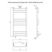 Браво НК 3 120х40 (ЛЦ4) без углов